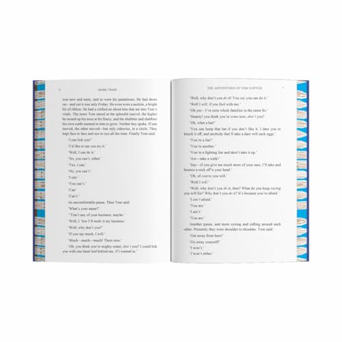 Image of The Adventures of Tom Sawyer by Mark Twain : Wilco Classics Sprayed Edge Premium Hardback Edition