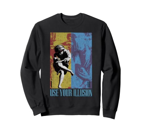 Image of Official Guns 'n' Roses Classic Distressed Use Your Illusion Sweatshirt