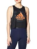 Fast Gfx Crop (Fj4989) adidas Fast GFX Crop Camiseta de Tirantes, Mujer, Negro, 2XS