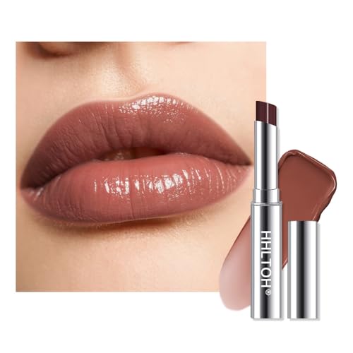 Image of Deep Plum Brown Honey Tinted Lip Balm, Sheer Lipstick & Lip Gloss | Hydrating Lip Oil Formula • Lightweight Feel • Natural Glossy Shine • Vegan & Cruelty-Free