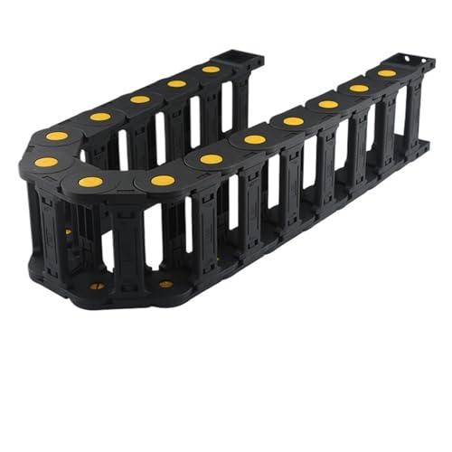 Chaîne de remorquage ouverte 35x50 mm en nylon robuste pour câblage mobile