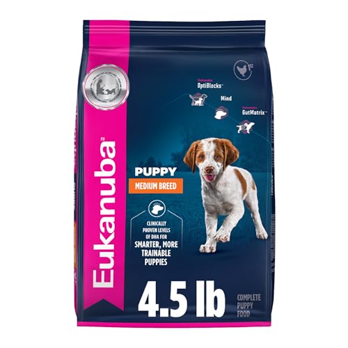 Eukanuba Puppy Medium Breed Dry Dog Food 4.5 lb Bag