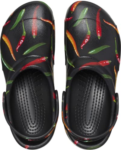 Image of Crocs Unisex-Adult Bistro Graphic Clogs, Slip Resistant Work Shoes
