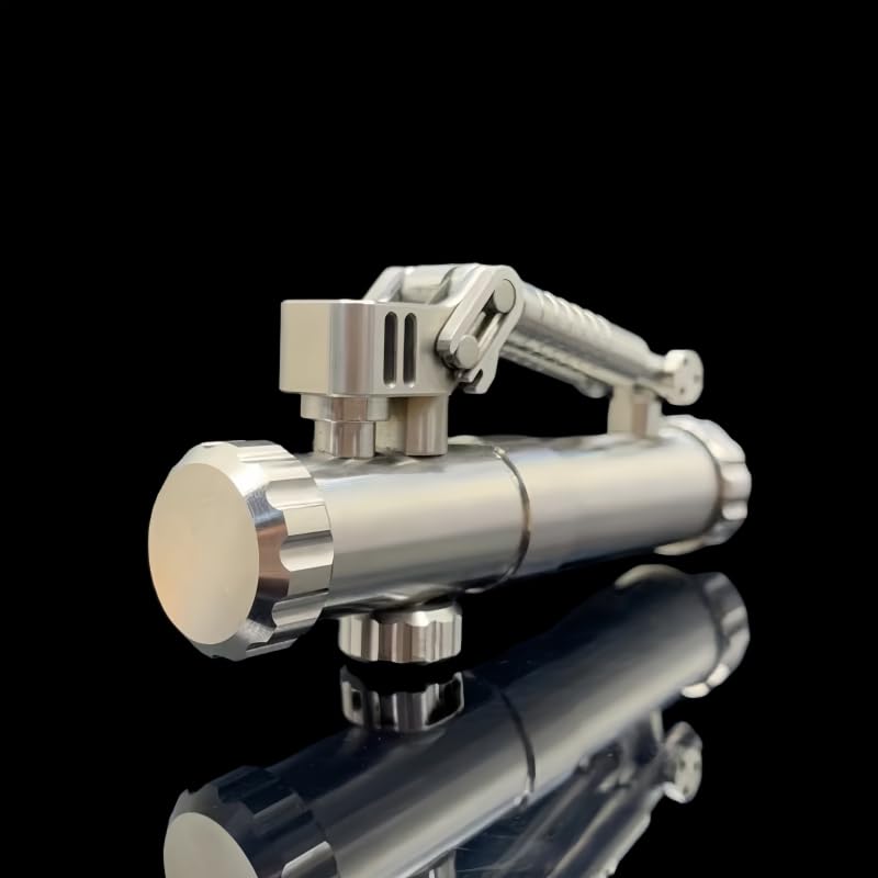 Encendedor Mecánico Recargable de Metal Inoxidable miniatura 3