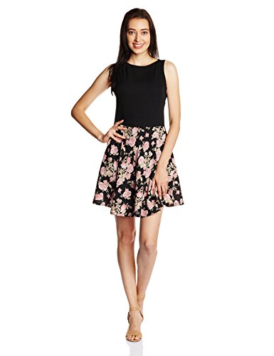 Image of Miss Chase Women's Crepe Skater Dress
