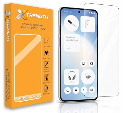 Image of Advanced HD+ Gorilla Tempered Glass Screen Protector Designed for Nothing Phone 3A Lite 5G - Edge to Edge Full Screen Coverage with Easy Installation Kit (Anti-Scratch)