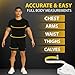 Perfect Body Tape Measure - 80 Inch Automatic Telescopic Tape Measure - Retractable Measuring Tape for Body: Waist, Hip, Bust, Arms, and More (White - 80 inch)