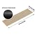 Natural Linen Non Slip Stair Treads for Wooden Steps Indoor Stair Runners Mats with Rubber Backing Stair Carpet 8" x 30" Washable for Children and Pets