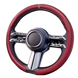 「ティエスオ」 ニッサン ＮＴ１００クリッパートラック ハンドルカバー ステアリングカバー O型 Sサイズ 握りやすい 薄いタイプ 車用品 オシャレ ギフト 軽自動車 汎用 カーアクセサリー 1P MK2-OS レッド