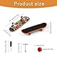 0XBIT Fingerskateboard, 2 Stück Finger Skateboard mit Mattierter Oberfläche, Mini Fingerboard mit Zufälligen Mustern, Anspruchsvolles Design, für als Kleines Geschenk für Teenager