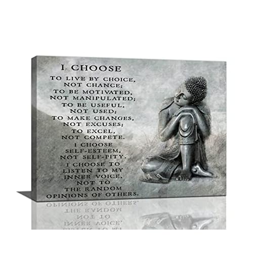 Buddha Canvas Wall Art 12"x16