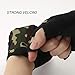 NATURE Ann Boy Girl Kid Child Children Half Finger Fingerless Short Shock-Absorbing No-Slip Pro Cycling Gloves Mitten for Cycling Exercise Skate Skateboard Roller Skating Other Sports (Army Green)