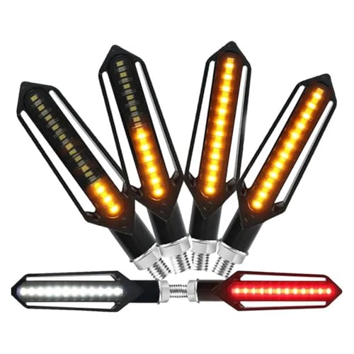 Feu pour arrière pour moto LED défilant et DRL étanche