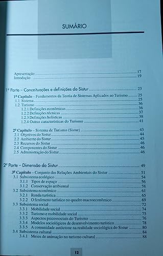 Analise Estrutural Do Turismo