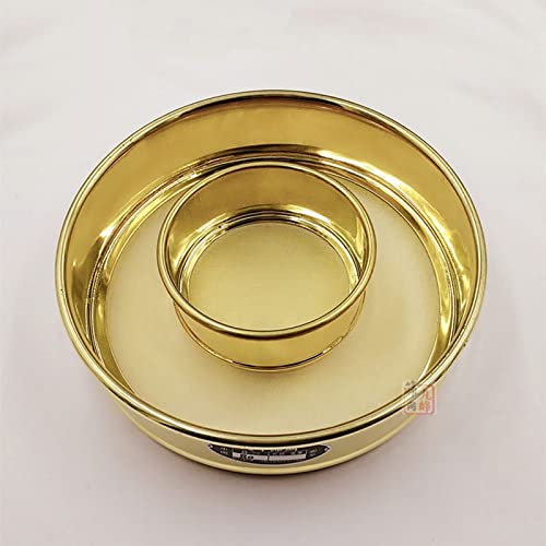 Mehlsieb aus Kupfer, 80 Maschen, für superfeine Sojamilch und Kakaopulver, Durchmesser 20 cm