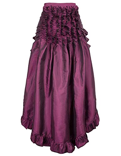 Zexxxy Steampunk Pirate Skirt Ladies Girls Middle Ages Vintage Skirt Irregular Steampunk Gothic Skirt Purple 2XL steampunk buy now online Zexxxy Steampunk Pirate Skirt Ladies Girls Middle Ages Vintage Skirt Irregular Steampunk Gothic Skirt Purple 2XL steampunk buy now online