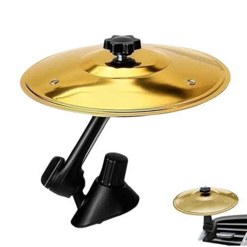 LAKPYN Platillo de choque para coche, miniplatillo para coche, tambor de choque para coche, ideal para realzar la estética del interior del coche.