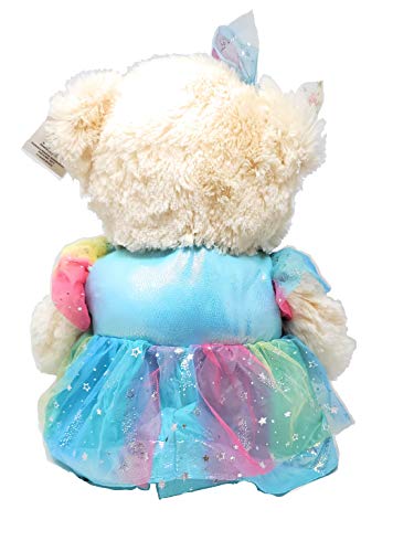 Tesadorz Gift Stocking and Holiday Time 2020 Snowflake Christmas 20 inch Plush Teddy Bear (Girl with Teal Dress)