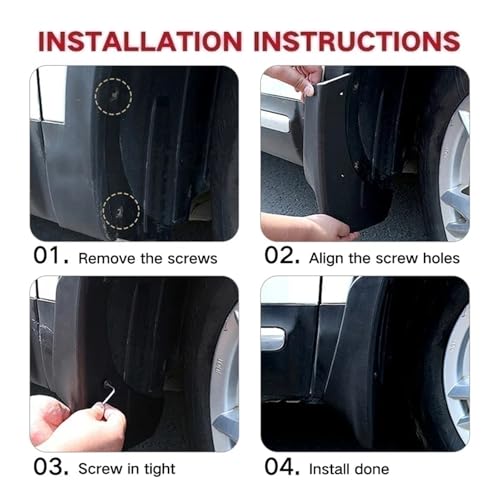 Garde-boue Ford Focus MK2 Hayon Protection Bas de Caisse Anti-Boue