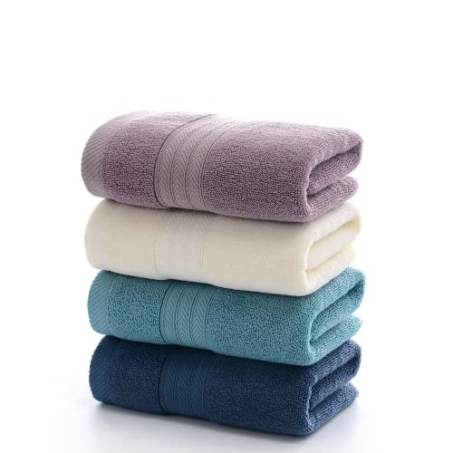 4-Pack Ultra Absorbent & Soft Cotton Hand Towels(14X29Inch) For Bath, Hand, Face, Gym And Spa #TOP25