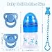 BABESIDE Baby Doll Bottles with Disappearing Milk and Juice Magic Bottles, Magnetic Pacifiers and Pacifier Clips Chain for Reborn Baby Dolls Girls & Boys, 8 Pcs Baby Doll Accessories Set