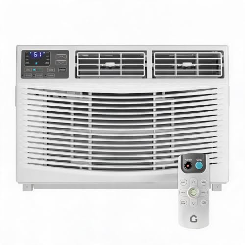 Image of 12000 BTU Window Air Conditioner, 3-in-1 AC Unit for Bedroom /Large Room (Up to 550 Sq. Ft.), Quiet & Energy Saving Window AC with Remote, 24H Timer, Installation Kit Included