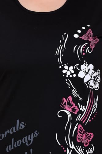 Image of In Love Women's Plus Size Cotton Long-line Chest Print T-Shirt with Pocket