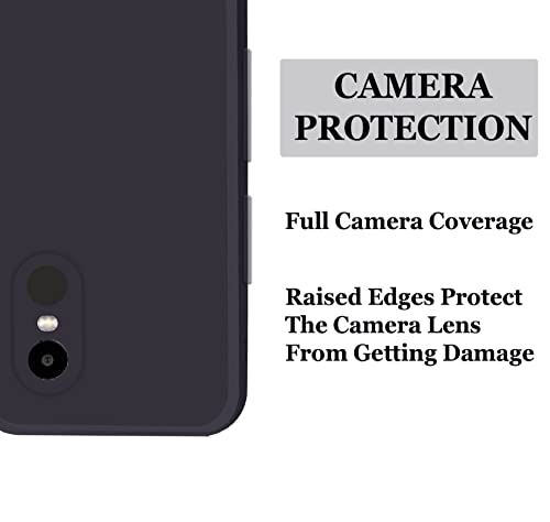 Image of A rtistque Liquid Silicone Back Cover Case for Redmi Note 4X Matte Shockproof TPU Soft Flexible with Camera Protection - Black