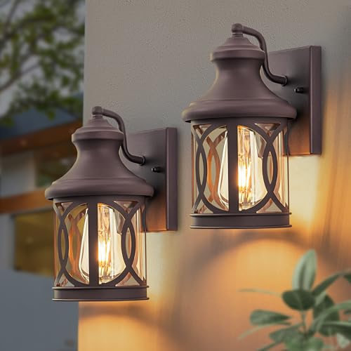 Laplusbelle 2-Pack Outdoor Wall Lights, Porch Lights, Waterproof Outdoor Wall Sconce, Exterior Light...