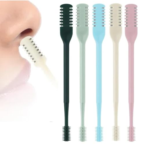 2-in-1 Nasal Hair Cutter, Upgrade 360° Nostril Hair Remover Tool,...