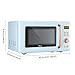 Bysesion GT3-XJ Blue 20L/0.7cuft Retro Microwave with Display / Golden Handle