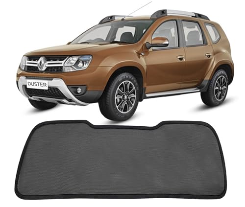 Image of Autofact Dicky Curtain for Renault Duster| Custom Fit Rear Windshield Sunshade | UV & Heat Protection | Foldable Mesh | Privacy & Cooling Car Accessory