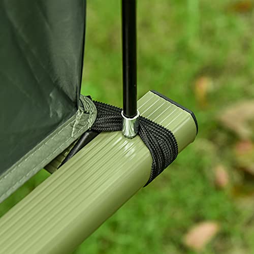 Carpa plegable para camping individual verde miniatura 7