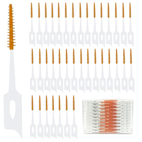 Image of 300 Pack Dual-Use Interdental Brushes,Disposable Dental Picks