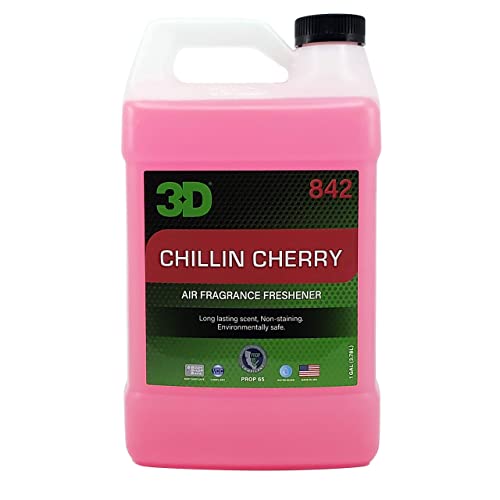 Image of 3D Chillin Cherry Car Air Freshener - 1 Gallon - Natural Cherry Scent from Real Fruit - Water-Based, Non-Toxic, Safe for Pets & People - Long-Lasting Deodorizer