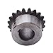 2Pcs Bevel Gear Tapered Bevel Pinion Gear Bevel Gears 2 Module 20 Teeth for Hardware Mechanical Rotation (20T 16mm Hole)
