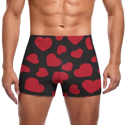 Maillot de bain slip homme rouge d'une coupe athlétique premium