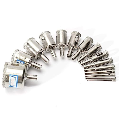 Set 15 piezas de Brocas Diamante 3-42mm para Cerámica miniatura 3
