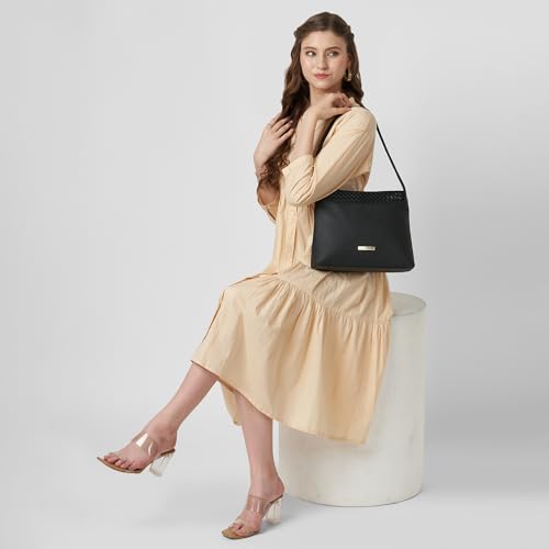 Image of Caprese Fairy Medium Hobo Bag for Women with Shoulder Strap & Back Zip | Stylish, Versatile Handbag for Everyday Use | Perfect for Casual Outings, Work, Travel, and Special Events