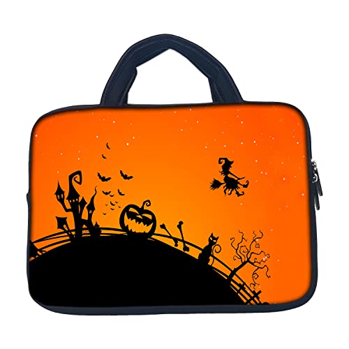 Image of Theskinmantra Horrifying Vampire Laptop Sleeve Bag with Zipper & Handle for Screen Size 15.6 inches Laptop /Notebook 15.6 / MacBook 15.4 / Chrombook 15.6.