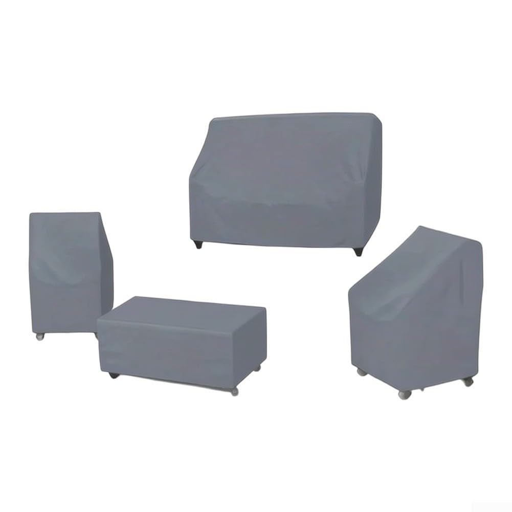 Protection Meubles Patio 4 PCS Sangles de Fixation(gray)