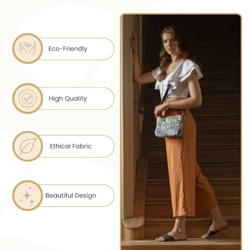 Image of Signare Tapestry Crossbody Bag Sling Shoulder Purse for Women