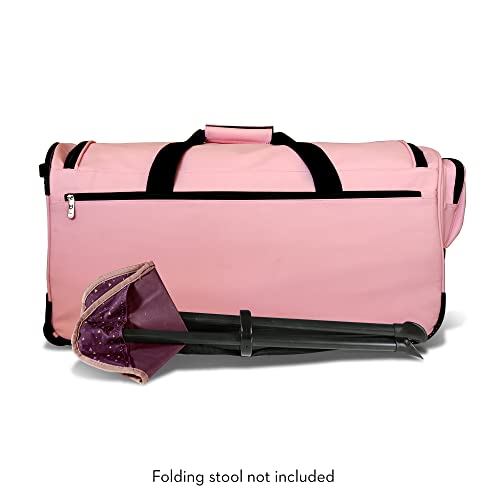 Mavii Garment Rack Duffel-Wheeled 28 Inch Collapsible Bag, Travel Costume Rack Rolling Upright Luggage