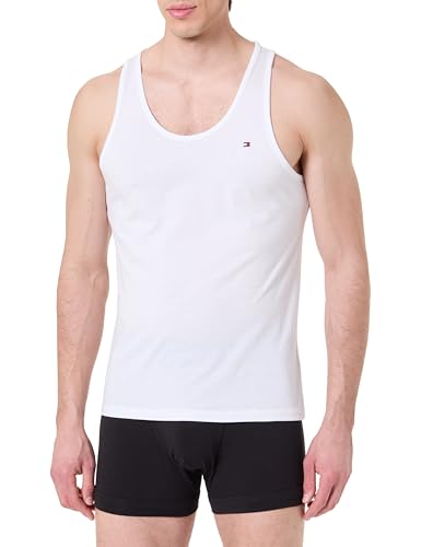Tommy Hilfiger Herren 3P Tank Top UM0UM03867 Tank Top, Weiß (White/White/White), S 2