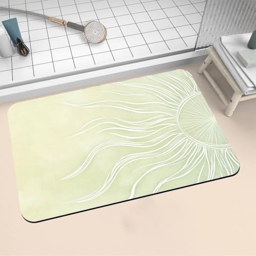 Bath mat séchage rapide et tapis de bain lavable en microfibre absorbante 40x60 cm