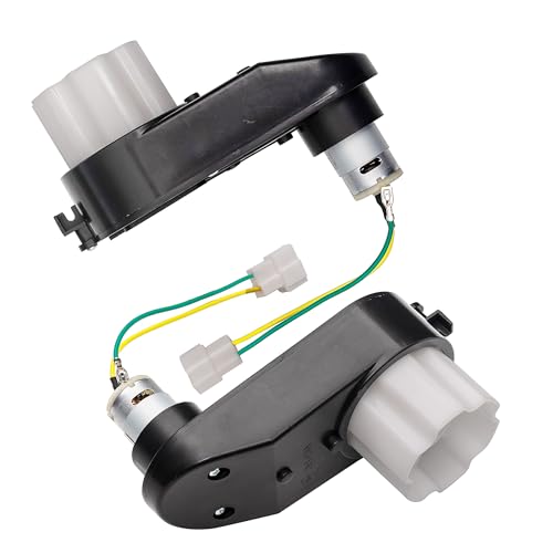 2 Pcs 12V RS390 16000RPM Kids Ride-Ons Gearbox with DC Motor, 390 Motor with Gear Box for Accessories Children Electric Ride On Car and Motorcycle Replacement Parts