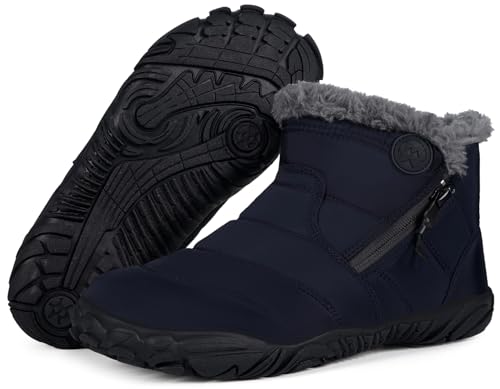 Adulti Impermeabile Sole Pelliccia Foderato Pioggia Da Sci Neve Mucker Stivali Taglia 3 – 8 - Foto 6