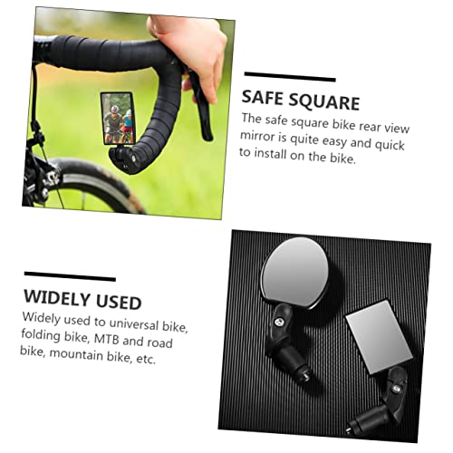 BESPORTBLE Espelho Refletor Espelhos Espelho De Bicicleta Com Suporte Refletores De Bicicleta Espelh