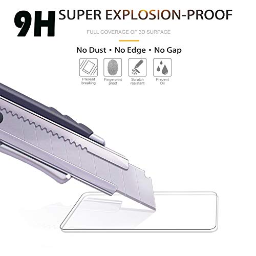 Beukei (3 Pack) For Samsung Galaxy A21S Screen Protector Tempered Glass, Full Screen Coverage, Anti Scratch, Bubble Free #TOP2