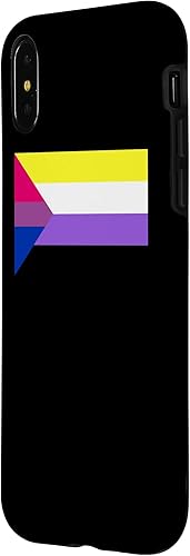 Miniatura 8 de iPhone 14 Pro Bi Colores de la bandera no binaria  Funda LGBT